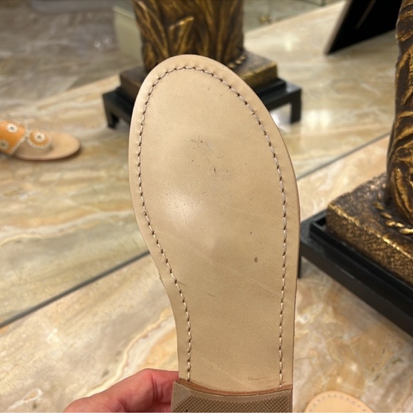 NWOT Jack Rogers Orange & Gold Sandals, Size 6 - Picture 5 of 5